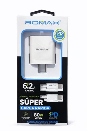CARGADOR COMPLETO ROMAX TIPO C