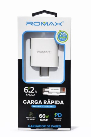 CARGADOR COMPLETO ROMAX TIPO LIGHTNING